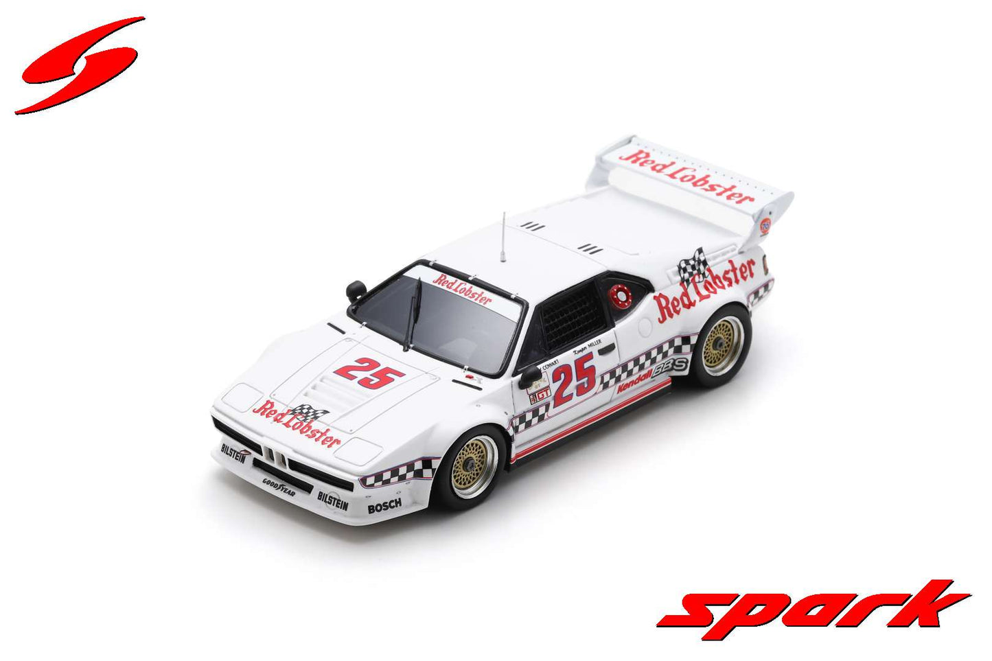 Spark 1:43 BMW M1 No.25 Champion GTO IMSA 1981 K.Miller - D.Cowart US088