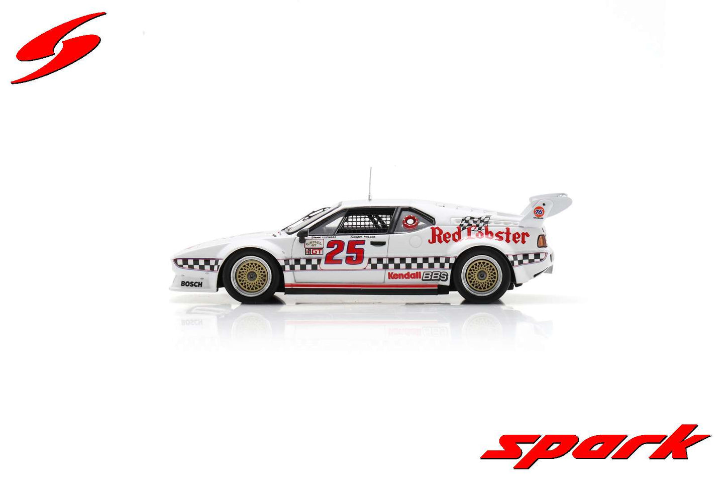 Spark 1:43 BMW M1 No.25 Champion GTO IMSA 1981 K.Miller - D.Cowart US088