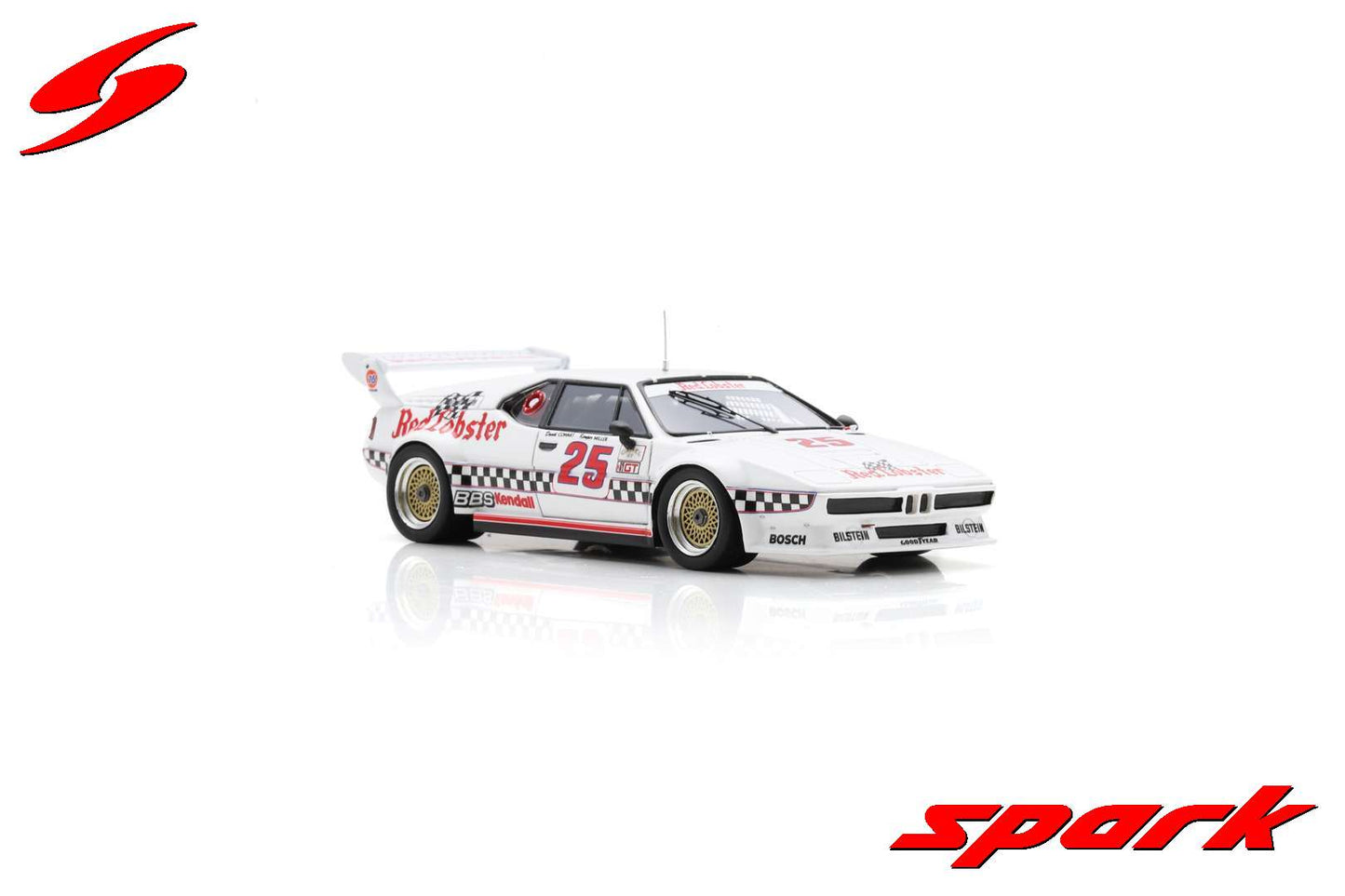 Spark 1:43 BMW M1 No.25 Champion GTO IMSA 1981 K.Miller - D.Cowart US088