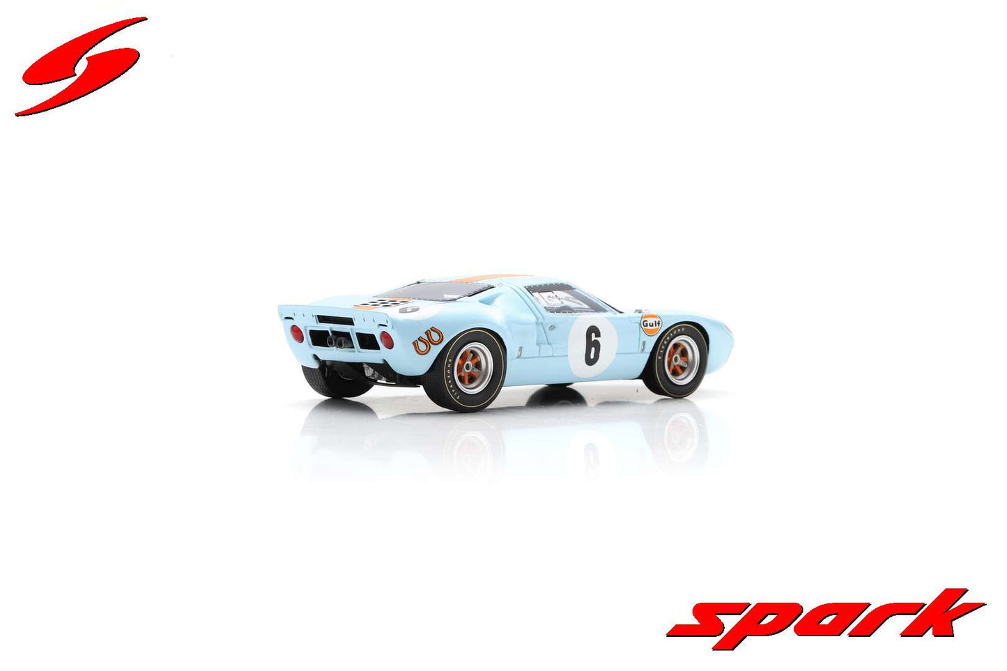 Spark 1:43 Ford GT40 No.6 2nd 6H Watkins Glen 1968 P.Hawkins - D.Hobbs US254