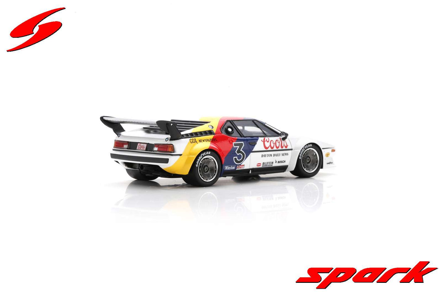 Spark 1:43 BMW M1 No.3 3rd Mid-Ohio 250 Miles 1979 J.Busby - D.Aase US305