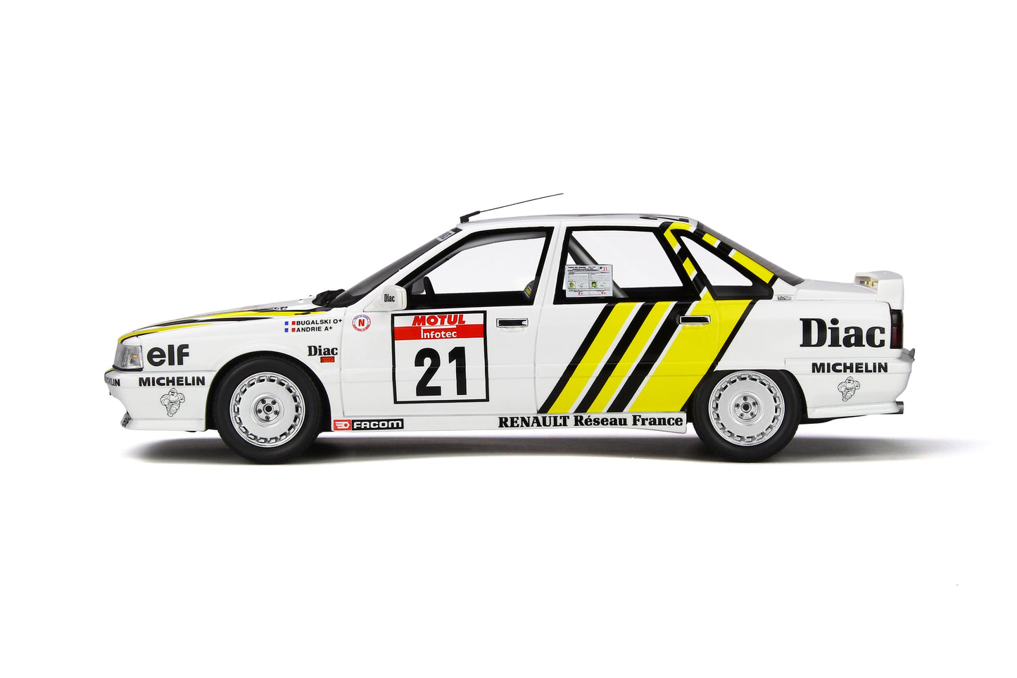 OTTO 1/18 Renault 21 Turbo Gr.N Tour de Corse 1988 #21 P.Bugalski OT317