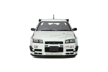 OTTO 1/18 Nissan Skyline GT-R (R34) Mine S Pearl White OT760