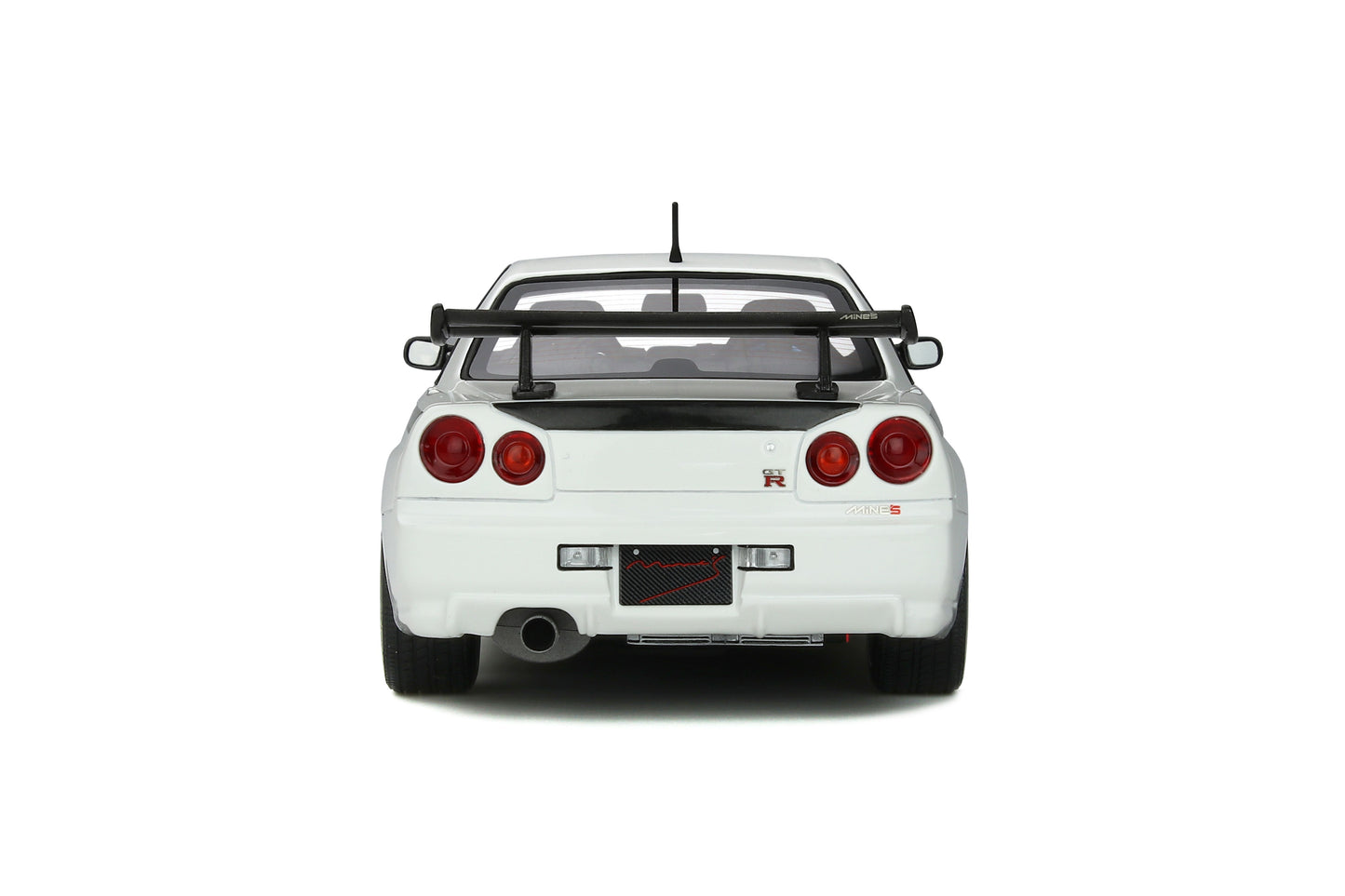 OTTO 1/18 Nissan Skyline GT-R (R34) Mine S Pearl White OT760