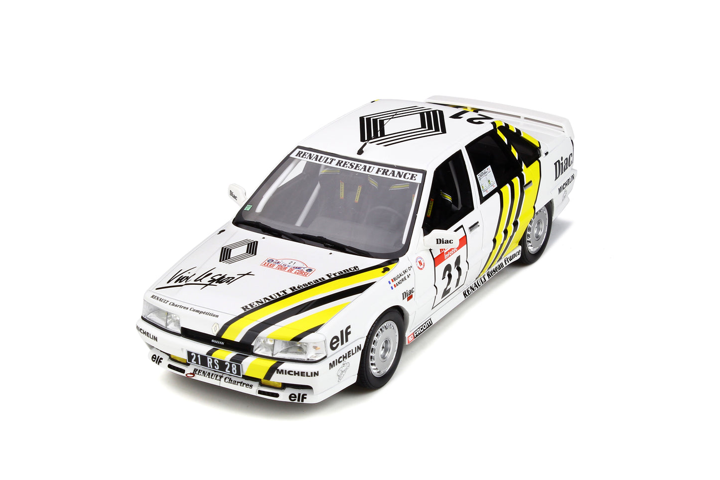 OTTO 1/18 Renault 21 Turbo Gr.N Tour de Corse 1988 #21 P.Bugalski OT317