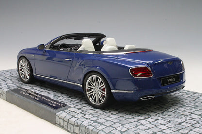 Minichamps 1:18 2013 Bentley Continental GT Speed Convertible Blue 107139331