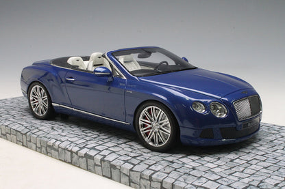 Minichamps 1:18 2013 Bentley Continental GT Speed Convertible Blue 107139331