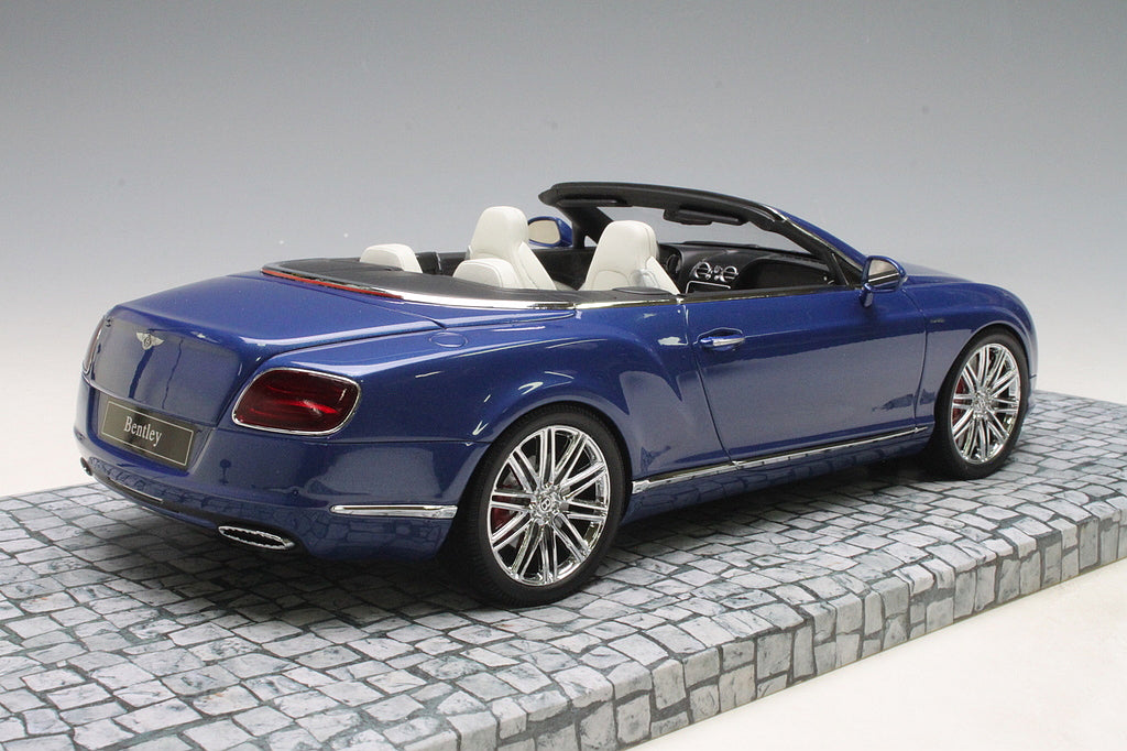 Minichamps 1:18 2013 Bentley Continental GT Speed Convertible Blue 107139331