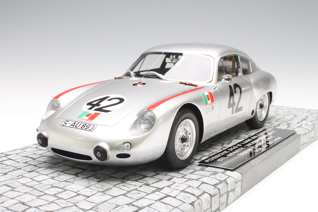 Minichamps 1:18 Porsche 356 B 1600 GS Carrera GTL Abarth Herrmann/Linge #42 Targa Florio 1962 107626842