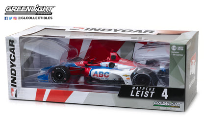 GreenLight 1:18 IndyCar Series 2018 #4 Matheus Leist / A.J. Foyt Enterprises ABC Supply 11036