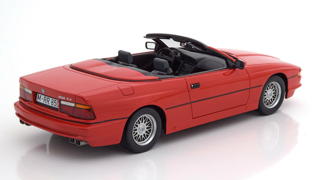 Schuco 1/18 BMW 850i Cabriolet red 450006800