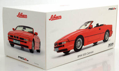 Schuco 1/18 BMW 850i Cabriolet red 450006800