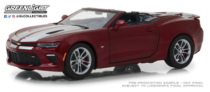 GreenLight 1/24 2017 Chevrolet Camaro Convertible - Garnet Red Tintcoat 18245