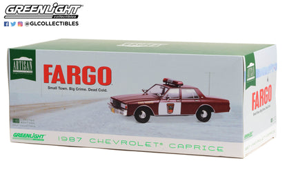 GreenLight 1:18 Artisan Collection - Fargo (1996) - 1987 Chevrolet Caprice - Minnesota State Trooper 19125