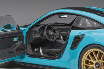 AUTOart 1:18 Porsche 911 (991.2) GT2 RS Weissach Package (Miami Blue) 78175