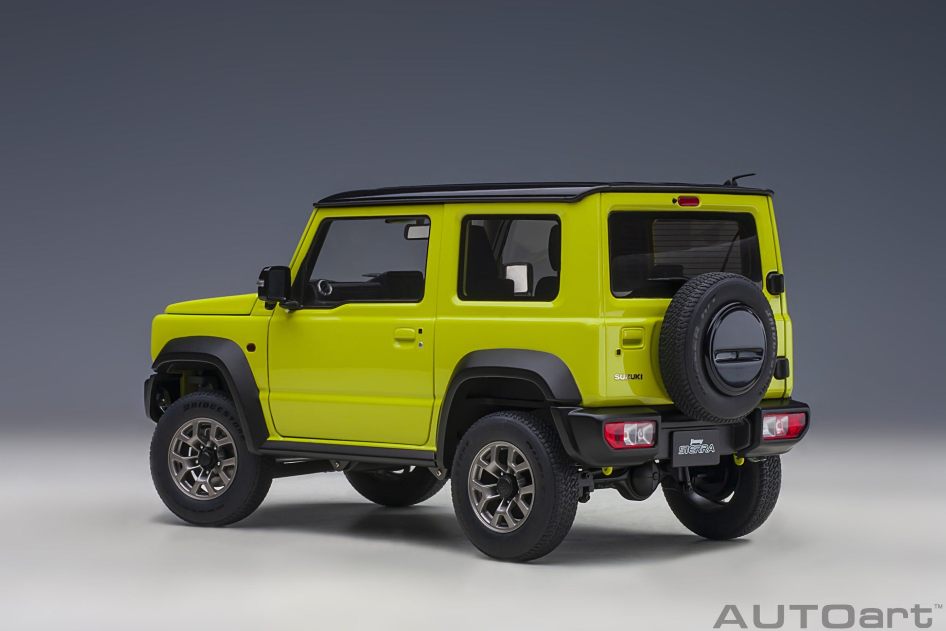 AUTOart 1:18 Suzuki Jimny Sierra (JB74) (Kinetic Yellow with Black roof)  78506