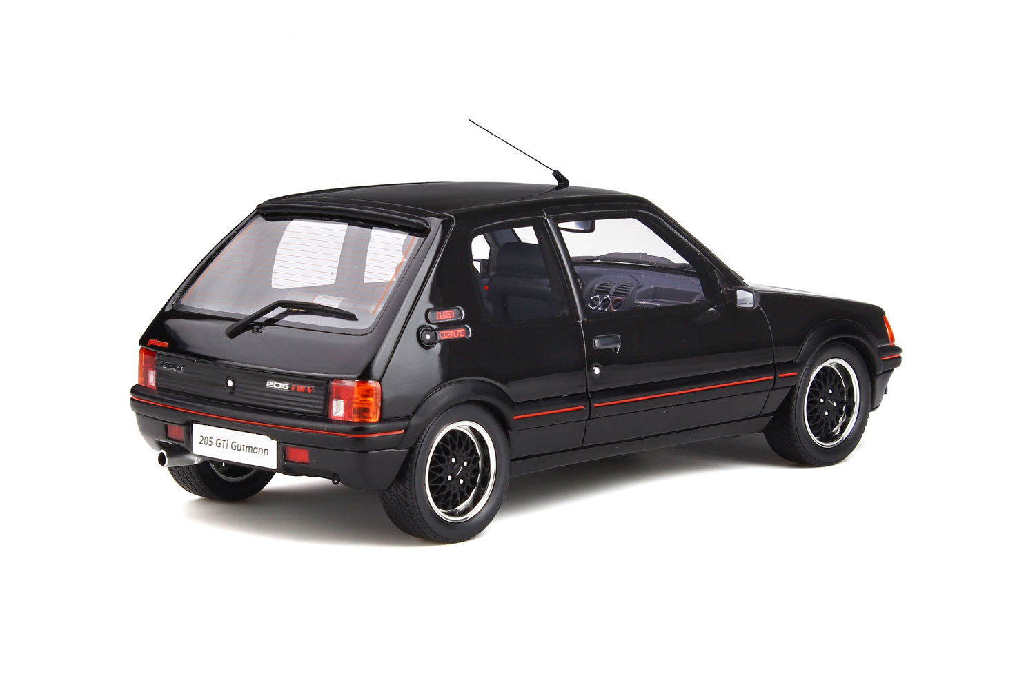 OTTO 1/18 Peugeot 205 GTI Gutmann 1988 Black OT796