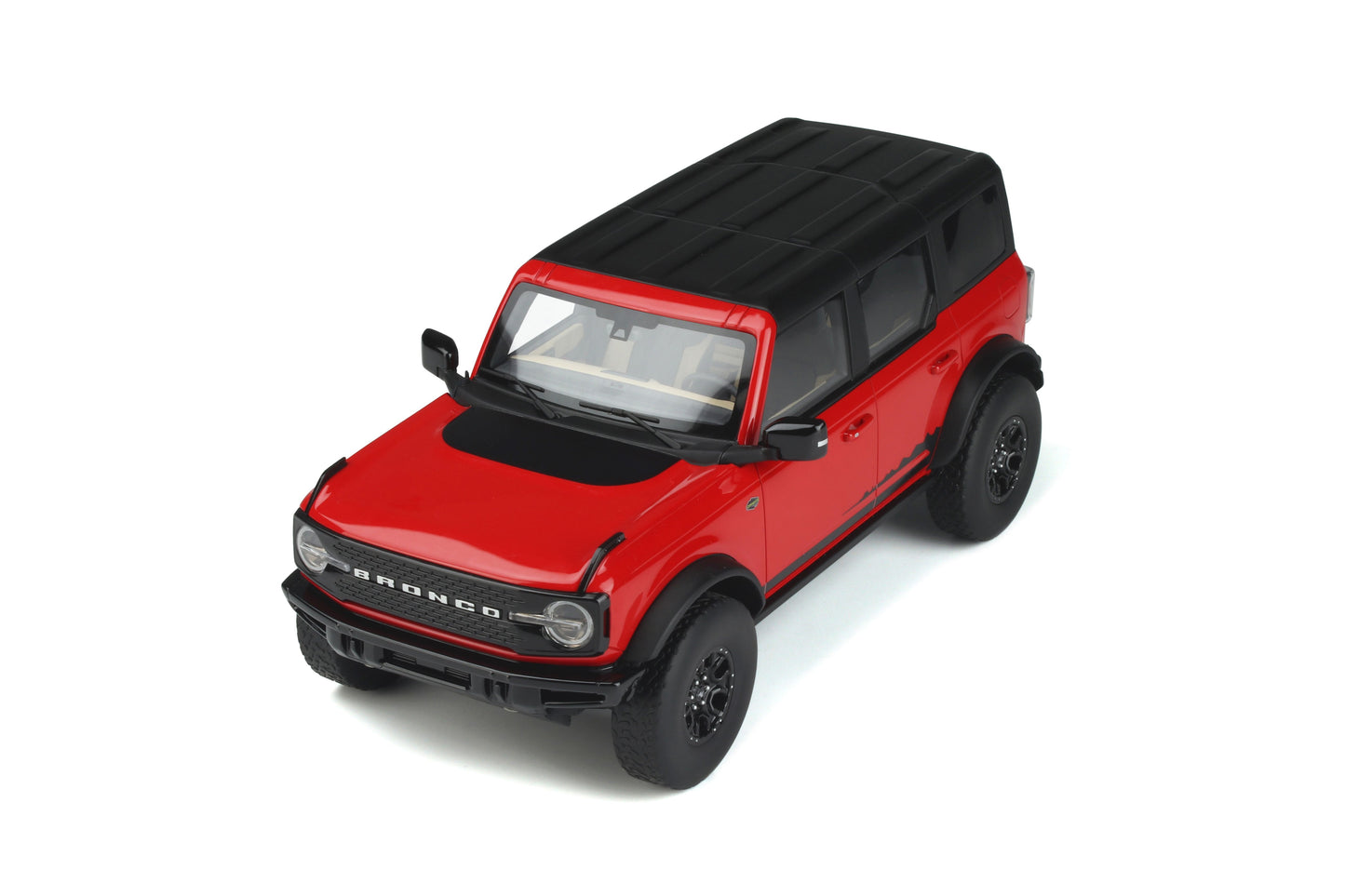 GT Spirit 1:18 2021 Ford Bronco 4 Doors Red GT360