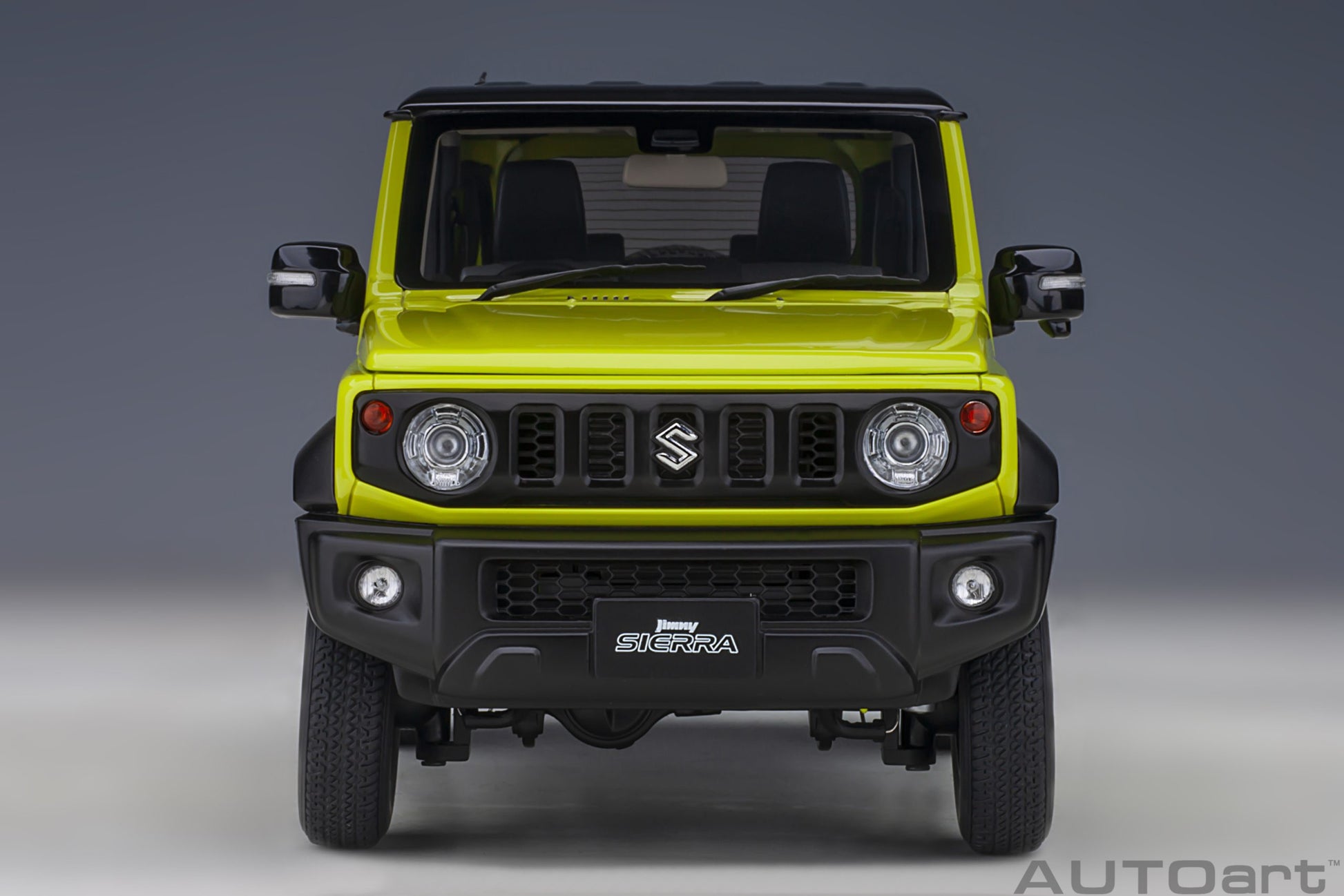 AUTOart 1:18 Suzuki Jimny Sierra (JB74) (Kinetic Yellow with Black roof)  78506