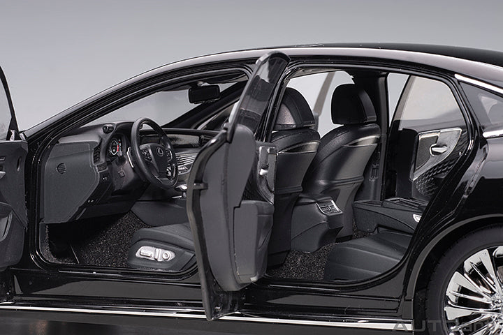 AUTOART 1/18 Lexus LS 500h (black/black interior) 78868 – YomaCarModel