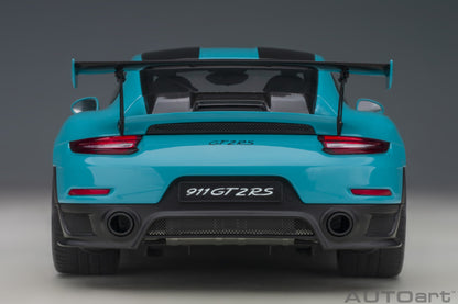 AUTOart 1:18 Porsche 911 (991.2) GT2 RS Weissach Package (Miami Blue) 78175