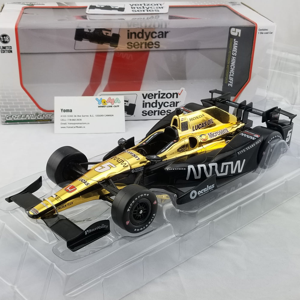 GreenLight 1:18 2017 Indycar Series #5 James Hinchcliffe / Schmidt Peterson Motorsports, Arrow 11007