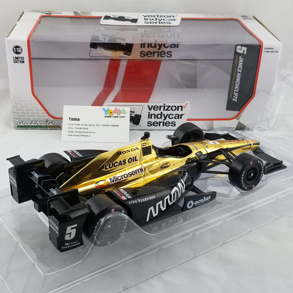 GreenLight 1:18 2017 Indycar Series #5 James Hinchcliffe / Schmidt Peterson Motorsports, Arrow 11007