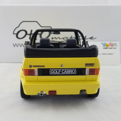 OTTO 1:18 Volkswagen Golf Cabriolet Young Line 1981 Yellow OT693