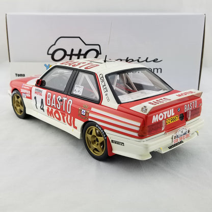 OTTO 1:18 BMW M3 E30 car #14 Tour de Corse 1989 Resin Model Car OT669