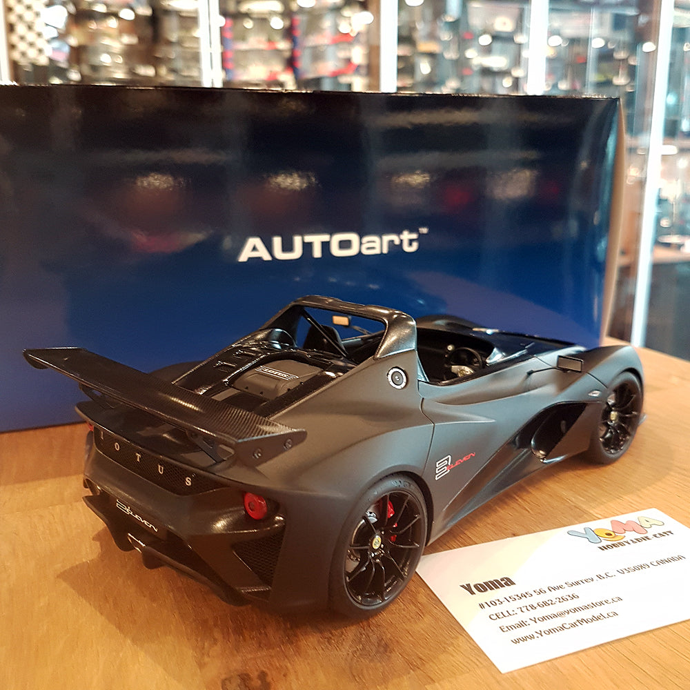 AUTOART 1/18 LOTUS 3-ELEVEN MATT BLACK 75391