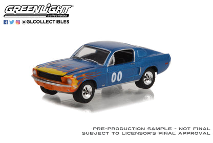 GreenLight 1:64 1968 Ford Mustang GT Fastback Race Car #00 30328