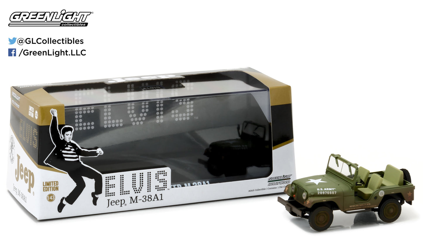 Greenlight 86311 Elvis Presley Cold War Era Willy'S Army Jeep M