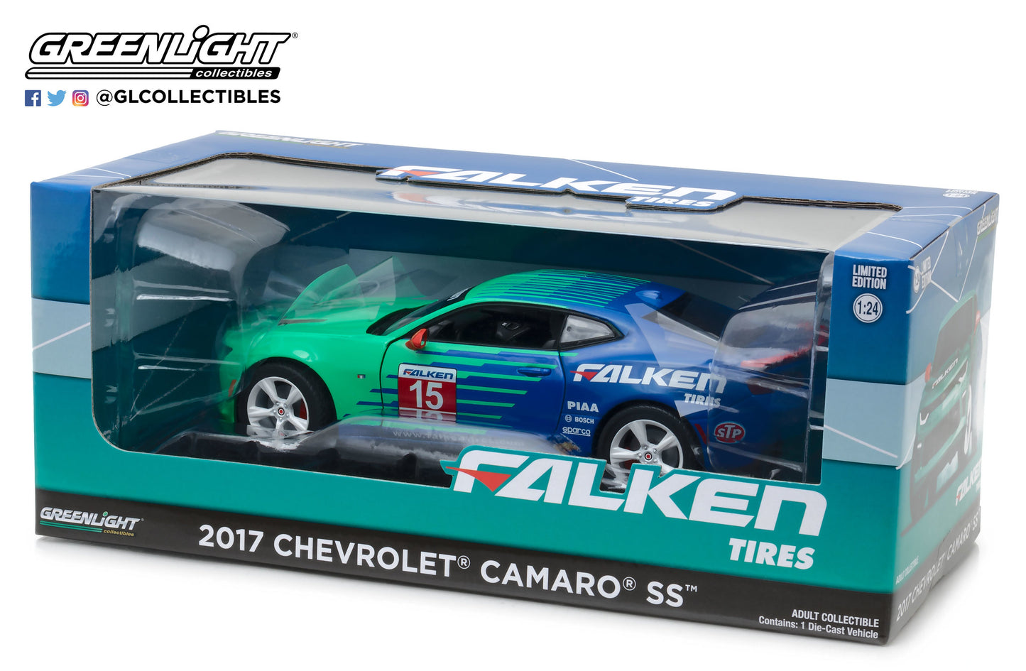 GreenLight 1:24 2017 Chevrolet Camaro - Falken Tires 18241