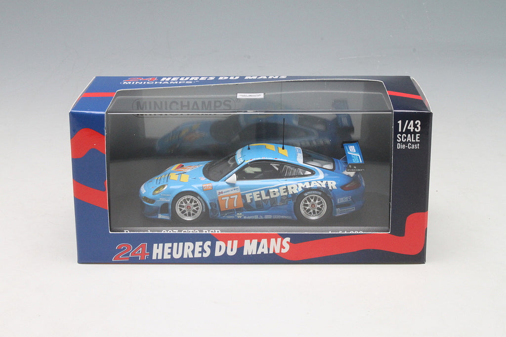 Minichamps 1:43 Porsche 997 GT3 RSR Lieb/Lietz/Henzler #77 Team Felbermayr 24H Le Mans 2010 410106977