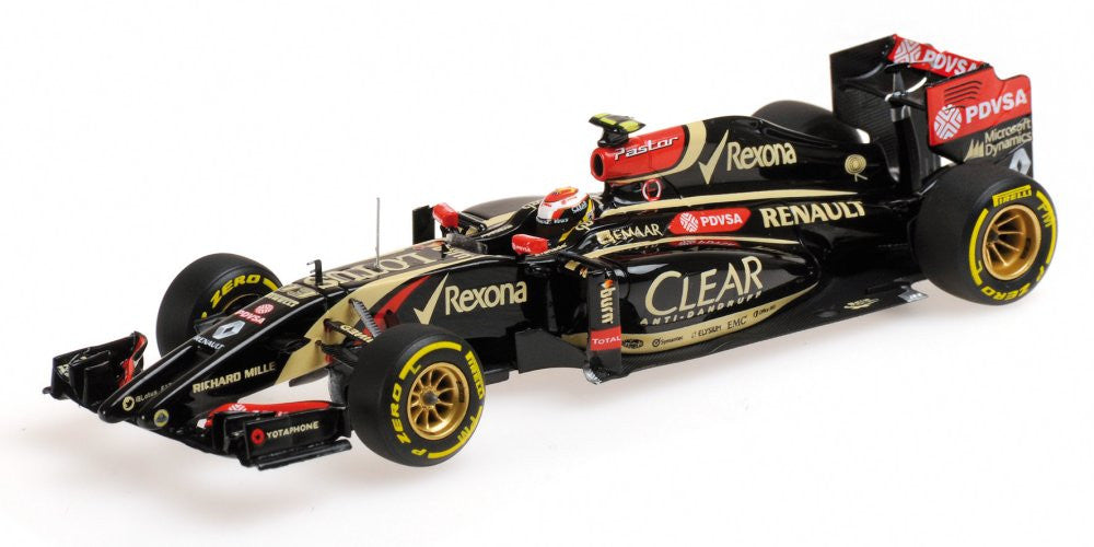 Minichamps 1:43 Lotus F1 Team Renault E22 Pastor Maldonado #13 F1