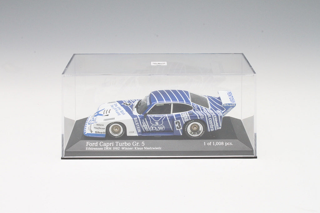 Minichamps 1:43 FORD CAPRI GR.5 ´D&W´ TEAM ZAKSPEED WINNER DRM NURBURGRING  #3 1982 430828503