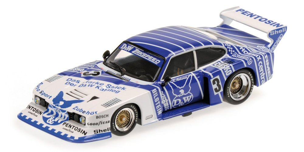 Minichamps 1:43 FORD CAPRI GR.5 ´D&W´ TEAM ZAKSPEED WINNER DRM NURBURGRING  #3 1982 430828503