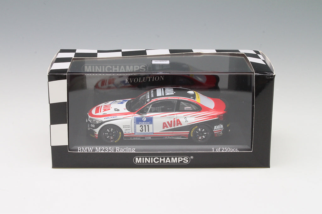 Minichamps 1:43 BMW M235I Racing Mathol Racing E.V. Avia Racing  Schwerfeld/Duve/Serrano/Baecker #311 24H Nurburgring 2015 437152511