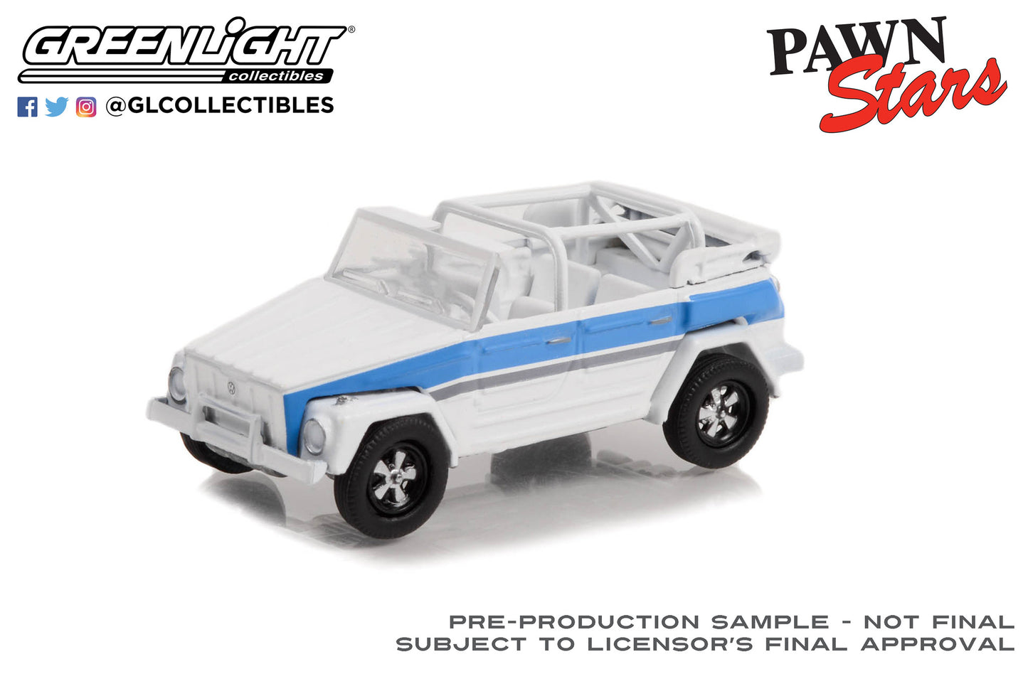 GreenLight 1:64 Hollywood Series 37 - Pawn Stars (2009-Current TV Series) - 1974 Volkswagen Thing (Type 181) 44970-C