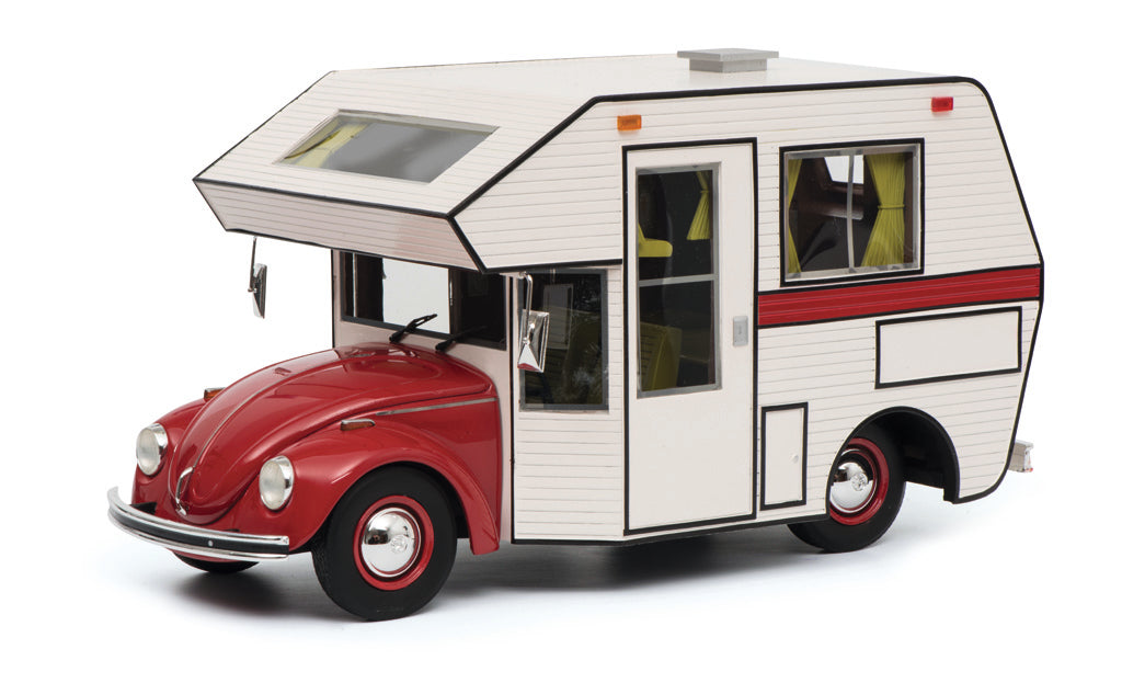 Schuco 1:18 Volkswagen Beetle Motorhome red 450011200