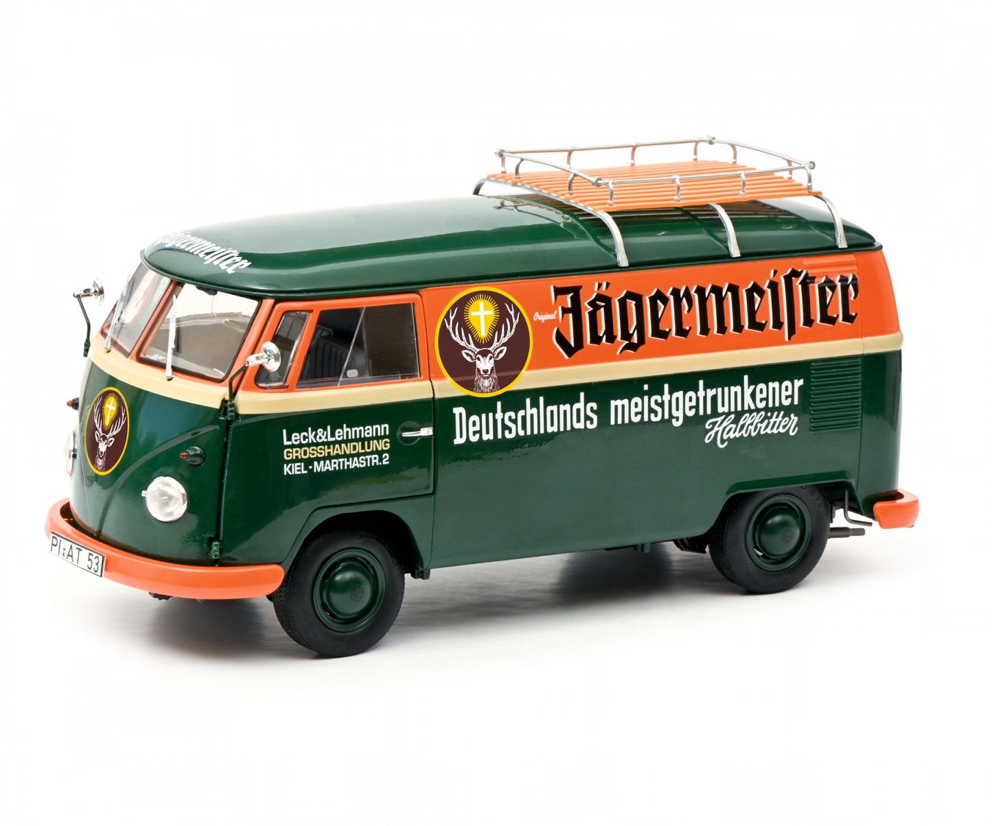 雑誌で紹介された 1/18 シュコー VW Jagermeister T1b シュコー - csa
