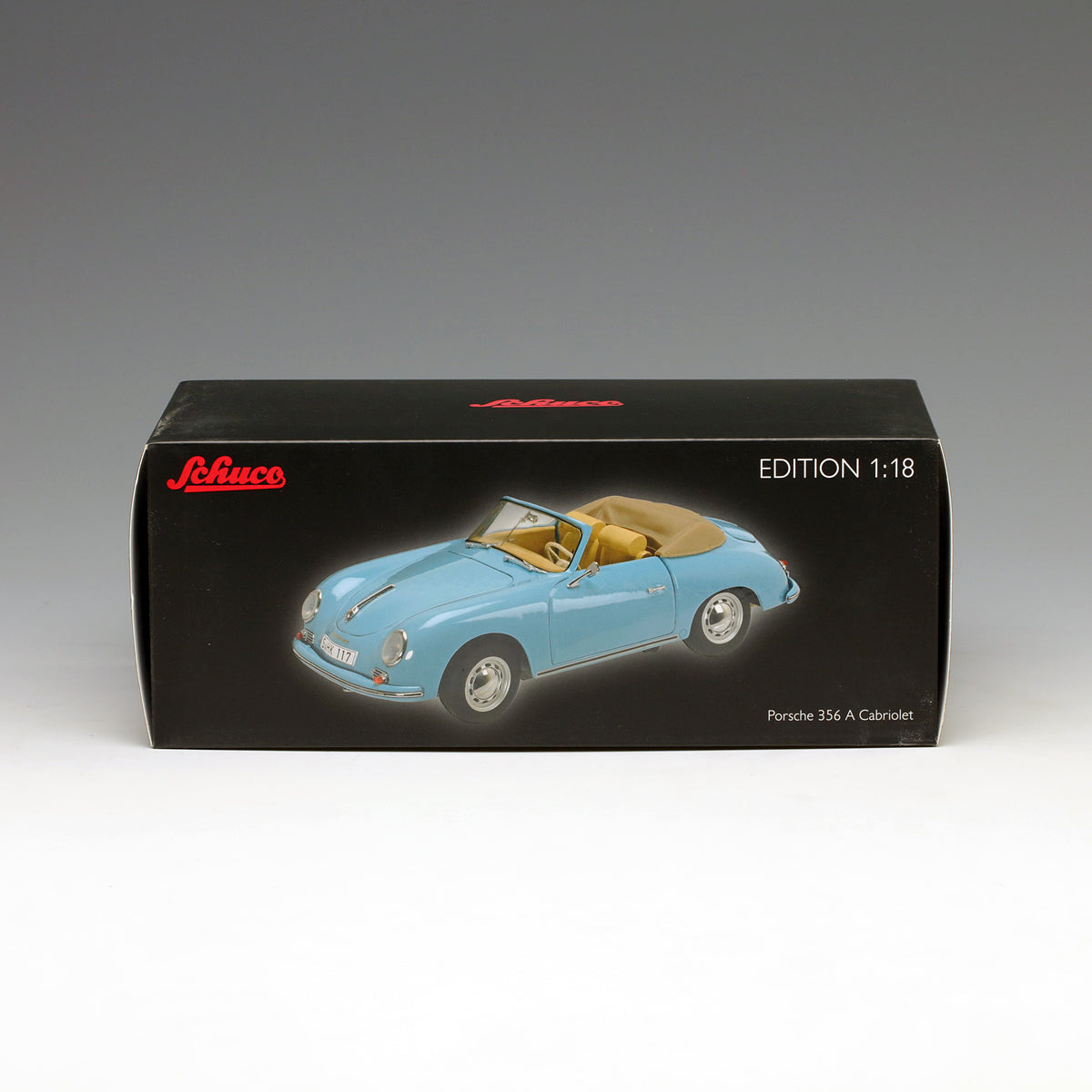 Schuco 1:18 Porsche 356 A Cabriolet Blue 450031100