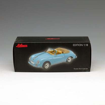 Schuco 1:18 Porsche 356 A Cabriolet Blue 450031100