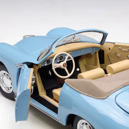 Schuco 1:18 Porsche 356 A Cabriolet Blue 450031100