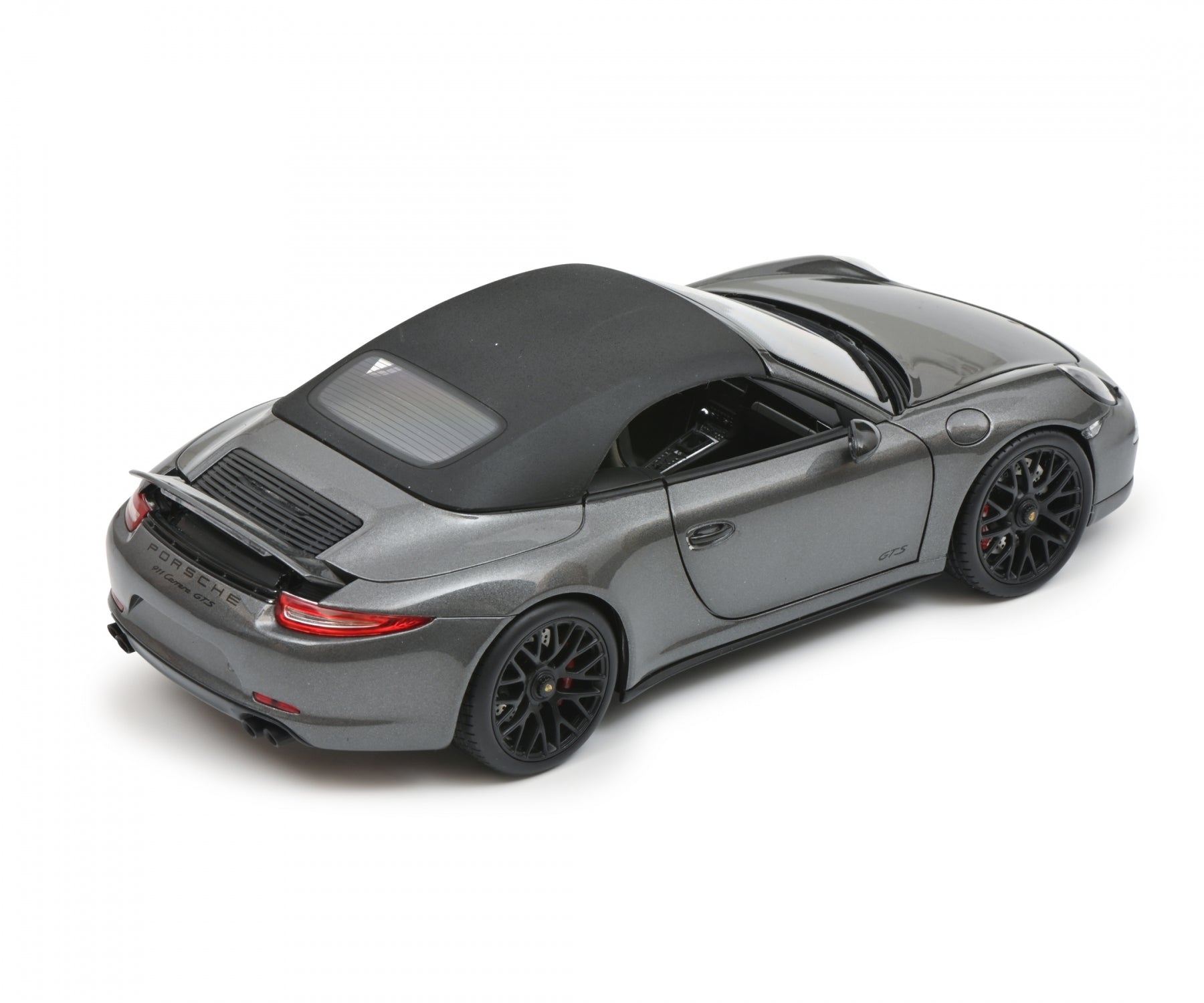 Schuco 1:18 Porsche 911 991 Carrera GTS Cabriolet Grey 450039800