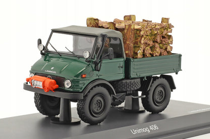 Schuco 1:43 Mercedes-Benz Unimog 406 With Wood 450314800