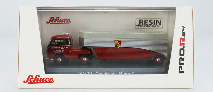 Schuco 1:64 Volkswagen T1 Continental Motors Porsche Transporter 452001000