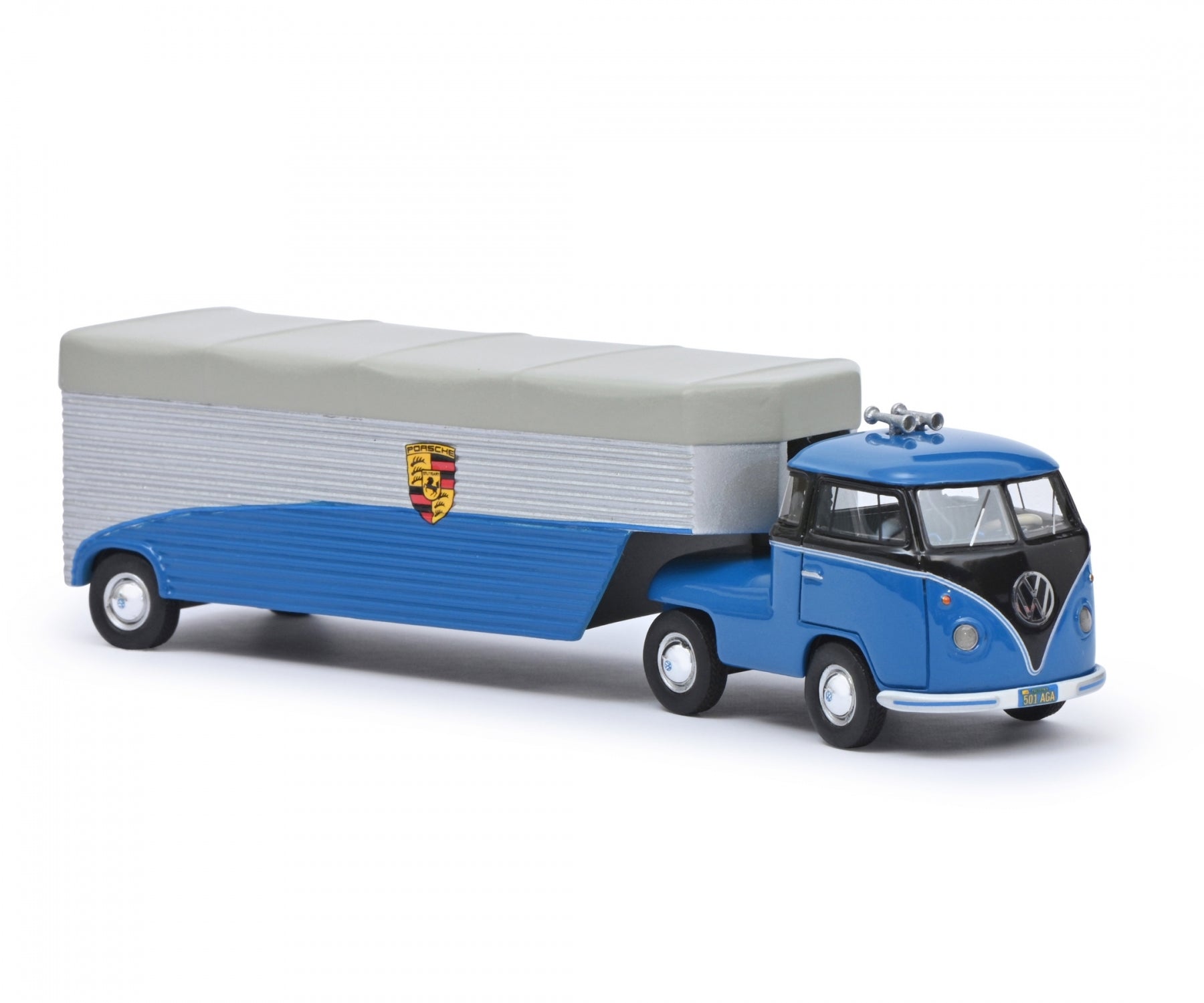 Schuco 1:64 Volkswagen T1 Continental Motors Porsche Transporter 452001500