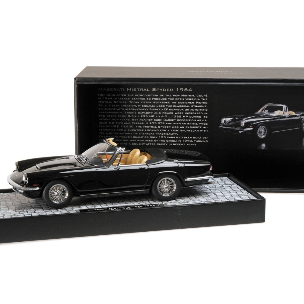 Minichamps 1:18 Maserati Mistral Spyder 1964 Black 107123430