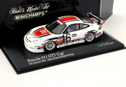 Minichamps 1:43 Porsche 911 GT3 Cup Murry/Stanton/Sugden/Dodge Team AASCO Performance #16 24H Daytona 2004 400046216